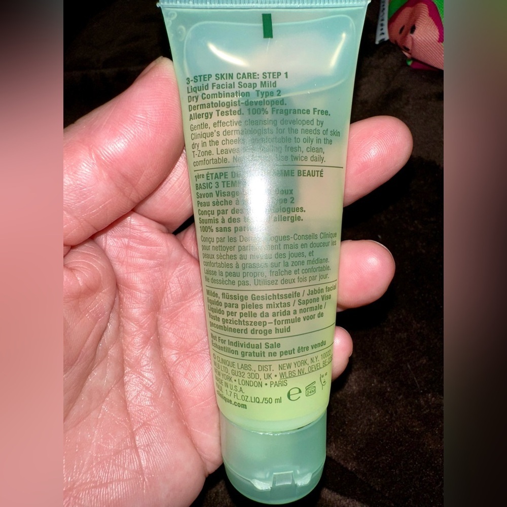 Clinique Liquid Facial Soap 1.7 oz bottle - Picture 2 of 4